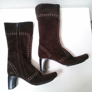 🎉SOLD🎉 Fornarina Suede Mid-Calf Boots